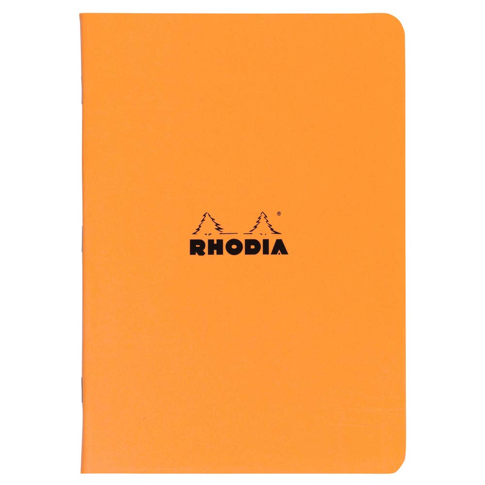 Rhodia 119164C Composition Notebook - A4 Size, 96 Pages, 5x5 Small Squares, Orange
