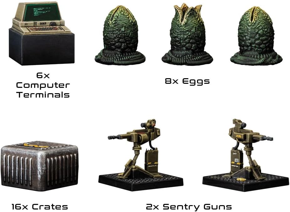 Gale Force Nine Aliens Assets and Hazards Miniatures Set (ALIENS15)