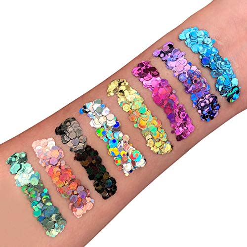 Moon Glitter - Holographic Chunky Face & Body Glitter Gel (12ml) (G13023)