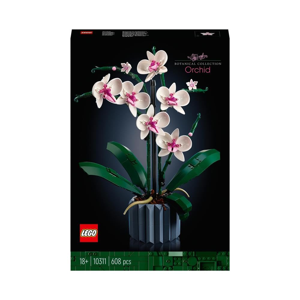 LEGO Orchidee 10311 – Künstliche Pflanze Bauset für Erwachsene 8