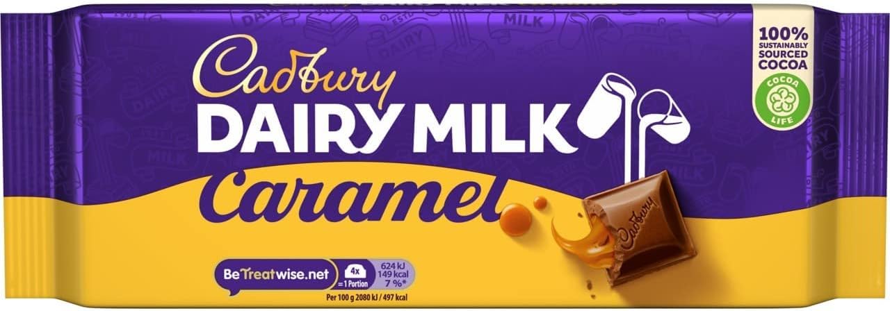 Cadbury Dairy Milk Caramel Chocolate Bar, 180g