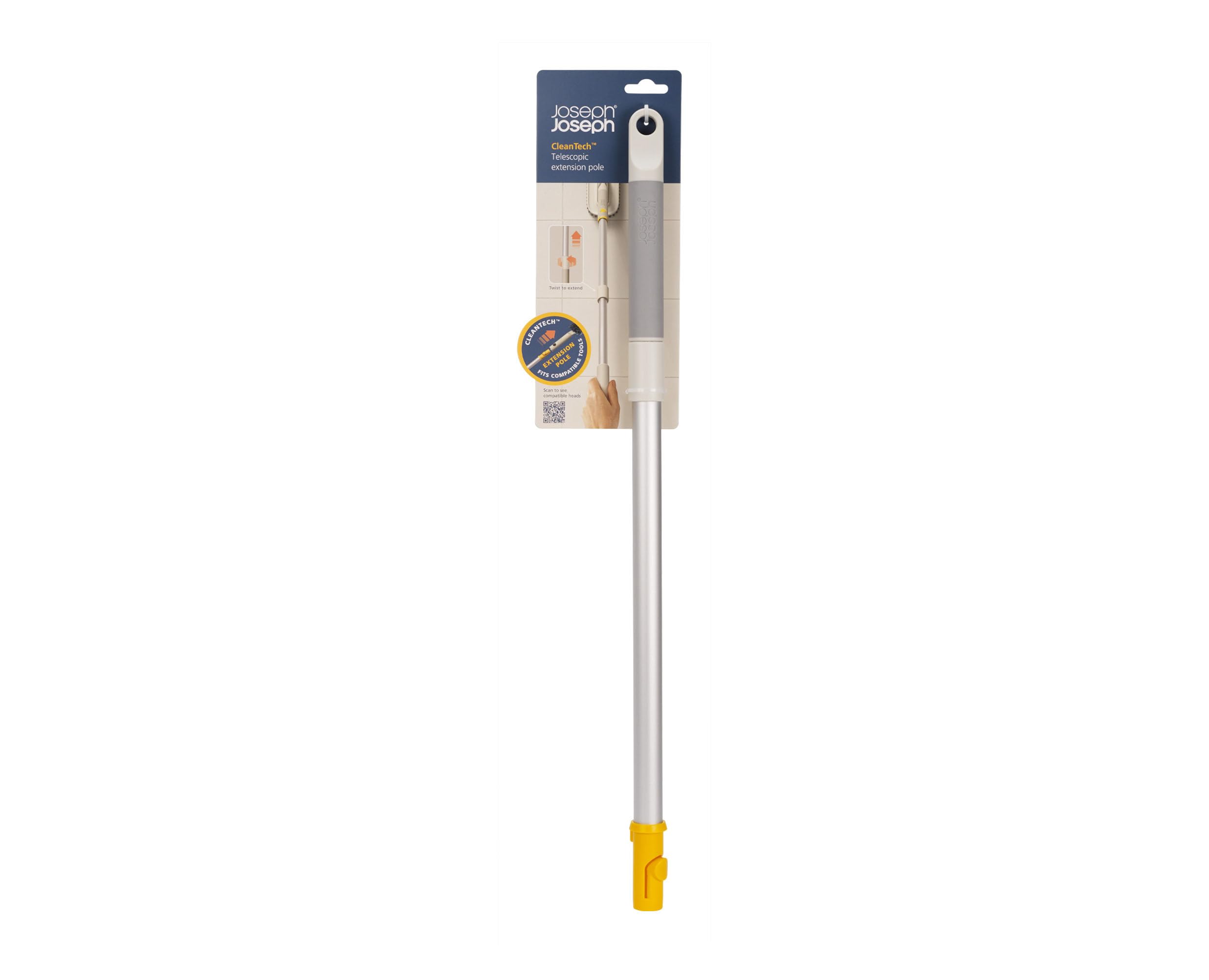 Joseph Joseph CleanTech Telescopic Extension Pole - Clip-In Design | Extends to 86 cm 8