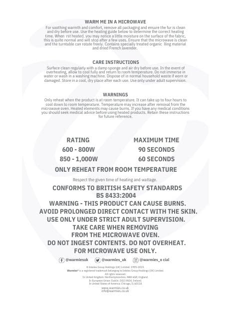 Warmies - Cockerpoo Fully Heatable Plush Toy with French Lavender Scent 13