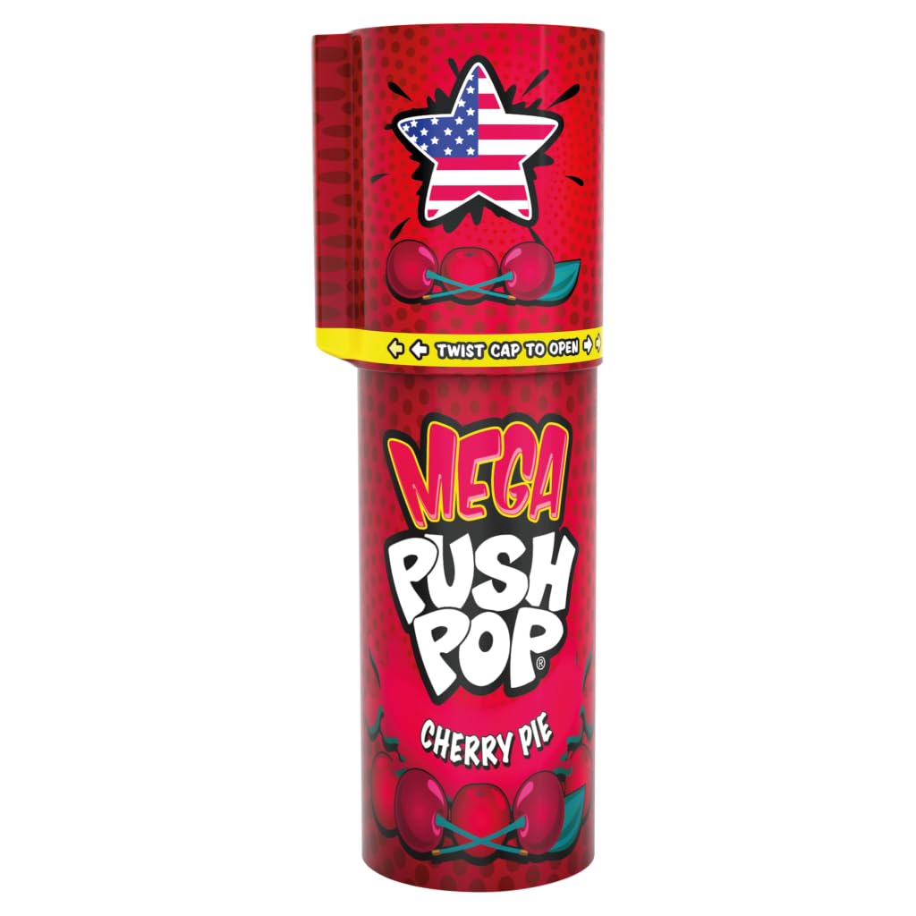 Push Pop Mega Push Pop Sweets - Watermelon Flavour | 26g Tube