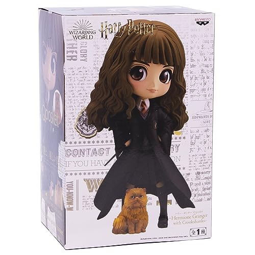 Harry Potter - Hermione Granger with Crookshanks Q Posket Figure (BP16651)