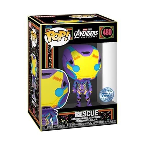 Funko Pop! Marvel Series - Rescue XL Vinyl Figure & T-Shirt Bundle (66353)