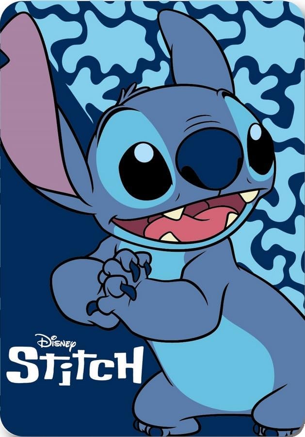 arlis Stitch Fleece Blanket 100 x 140 cm (Lilo and Stitch)