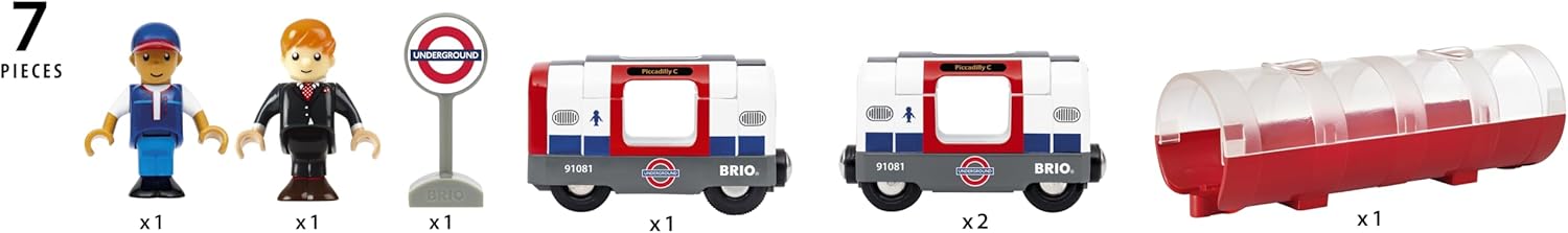 BRIO London Underground Tube Train Set - Trains of the World Special Edition 2