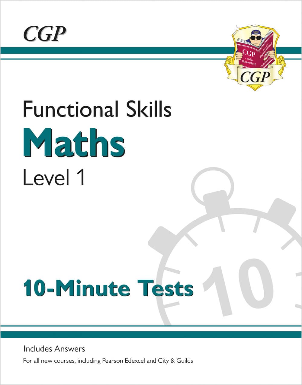 CGP Functional Skills Maths Level 1 - 10 Minute Tests | Paperback | 72 Pages