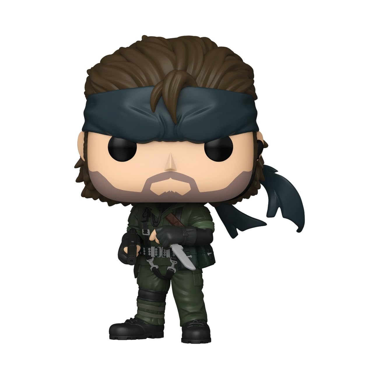 Funko POP! Games: Metal Gear Solid - Solid Snake Chibi Figure | Vinyl | 3.75 Inches 4