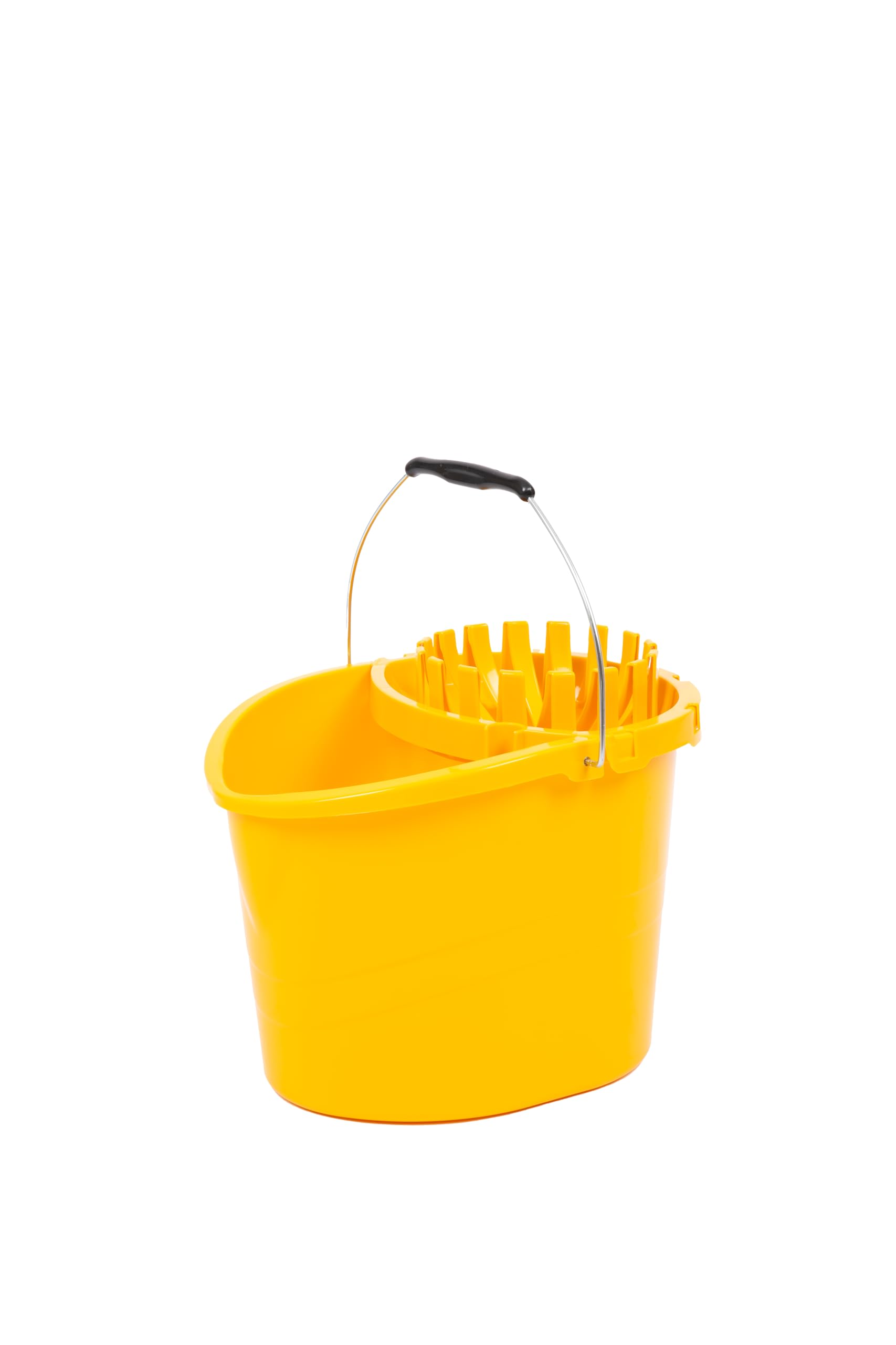 REQUISITE NEEDS Professional Mop and Bucket Set with Wringer | Heavy Duty | Yellow