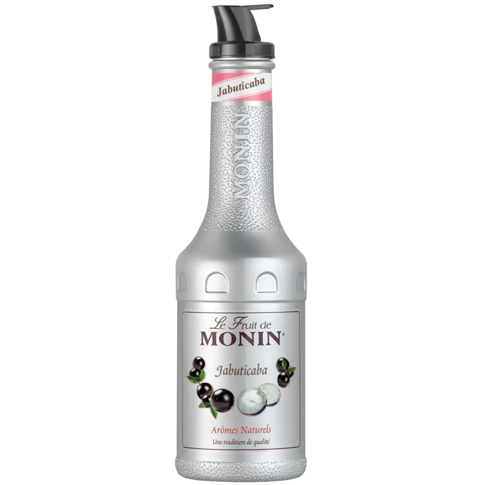 MONIN Jabuticaba Fruchtmix-Püree 1L – Veganer, allergenfreier Cocktail- und Mocktail-Sirup mit natürlichen Aromen