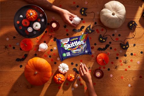 Skittles Darkside Fruity Chewy Sweets Party Pack - 18 Individually Wrapped Packs, 324g 5