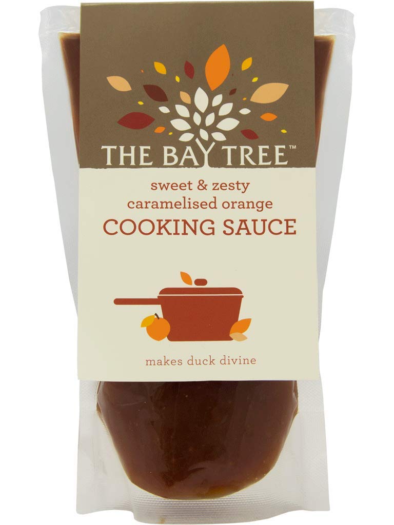 Die karamellisierte Orangensauce von Bay Tree – süße und pikante Kochsauce für Ente, Huhn, Schwein und Pfannengerichte