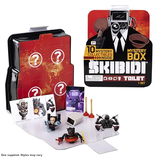 Skibidi Toilet Mystery Box - 10 Surprise Items with 2 Mini Figures 6