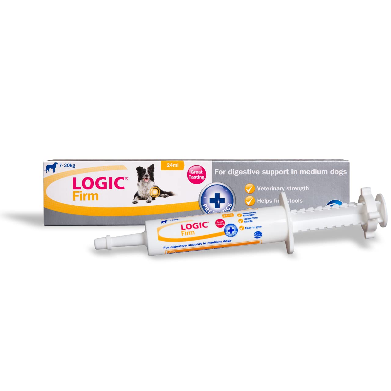 Logic Firm Digestive Support Paste for Dogs - Restores Function & Firms Stools | Medium Size 1