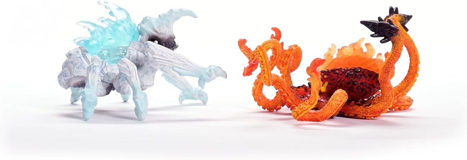 schleich 70826 Ice Bug vs. Fire Kraken Playset - Action Figures from ELDRADOR CREATURES (7+ Years) 2