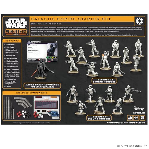 Asmodee Star Wars: Legion Galactic Empire Starter Set Board Game 8