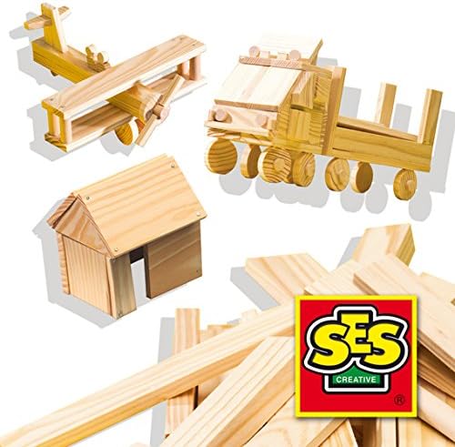 SES Woodwork Set "The Luxe" - Creative Building for Ages 5+ (00944)