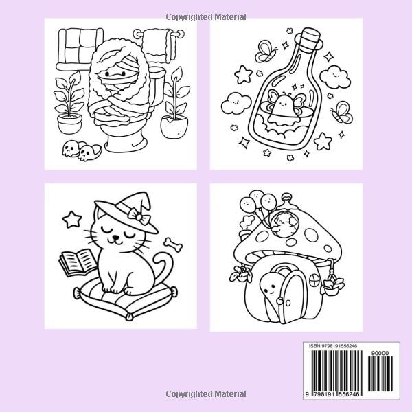 Audrey Jemma - Cozy Girl Halloween Coloring Book [Paperback]