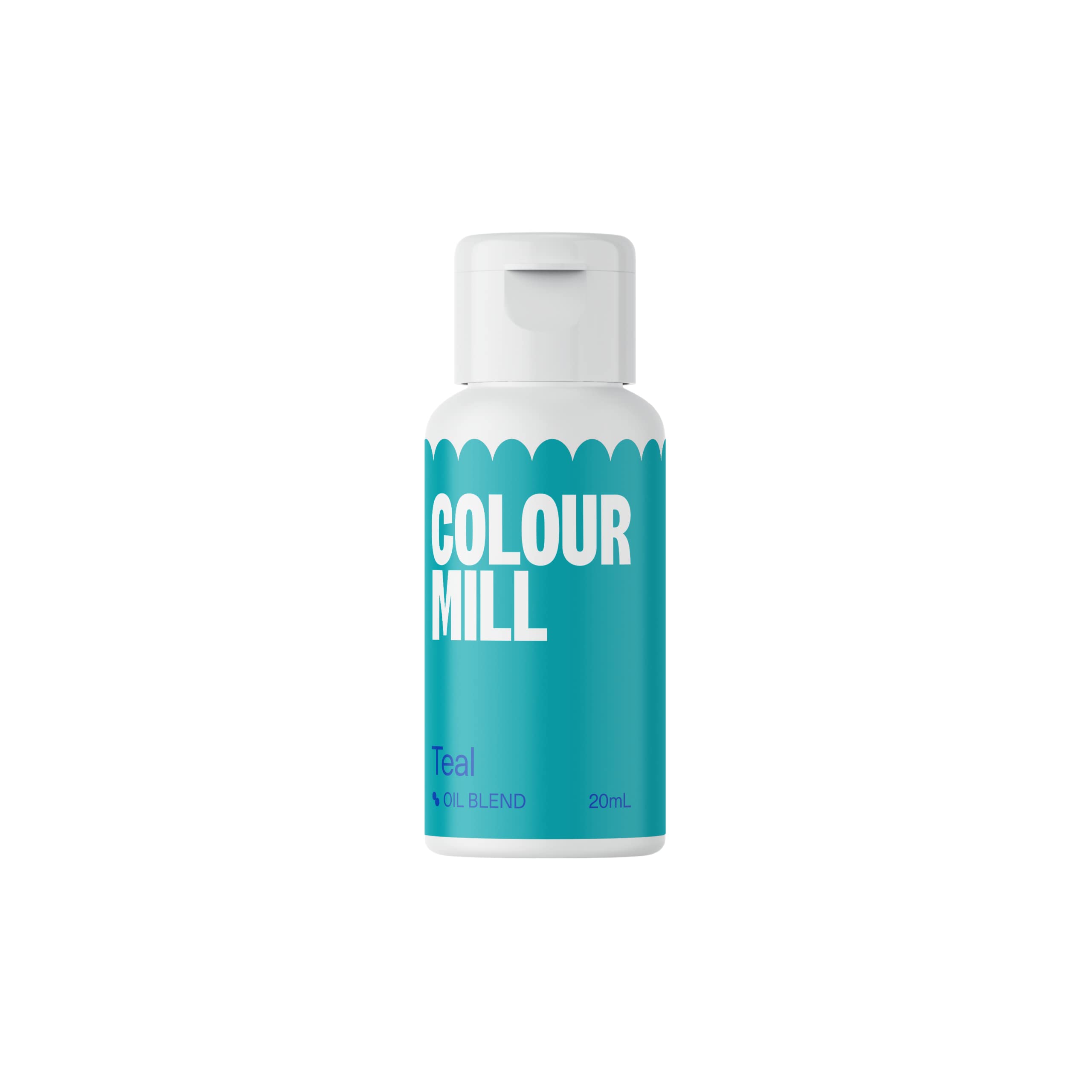 Colour Mill Oil Blend Food Colouring - Teal | Oil-Based, High Concentration | 20 ml 1