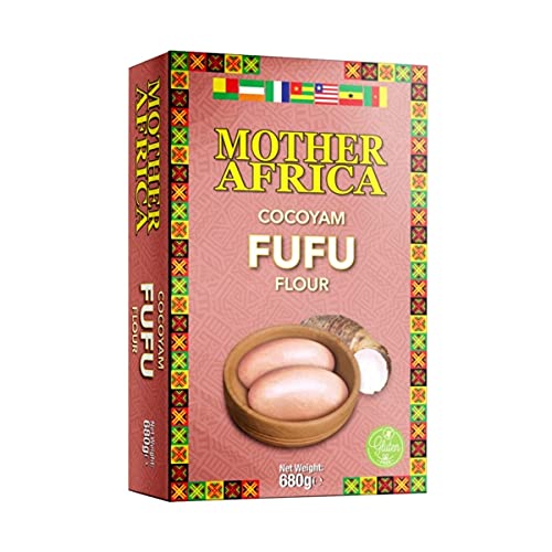 Mother Africa Fufu Flour (Cocoyam) - Traditional African Cuisine Staple | 680g Pack 1