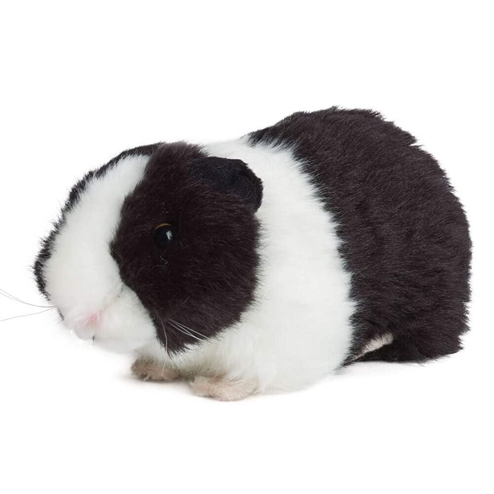 Living Nature Soft Toy - Plush Guinea Pig with Sound, 20cm, Brown