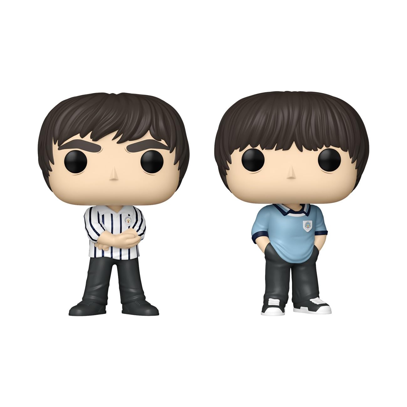 Funko Pop! Rocks: Liam & Noel Gallagher 2 Pack Collectable Vinyl Figure | Multicolor | Model 89383