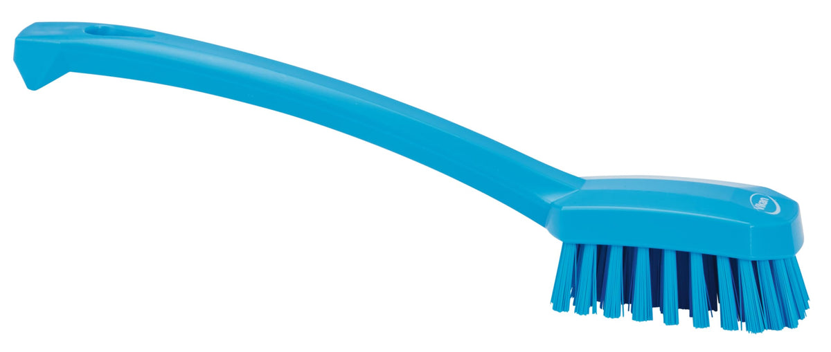 Vikan Utility Brush - 260 mm, Medium, Blue, Pack of 2