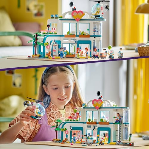 LEGO Friends Heartlake City Hospital Playset with Helicopter - 7+ Year Old Building Toy 8