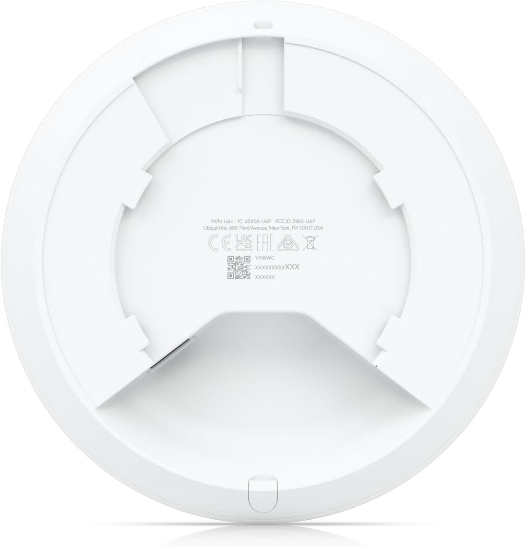 Ubiquiti UniFi U6+ Wireless Access Point - 3.0 Gbps, RJ45, No PoE Injector, Black