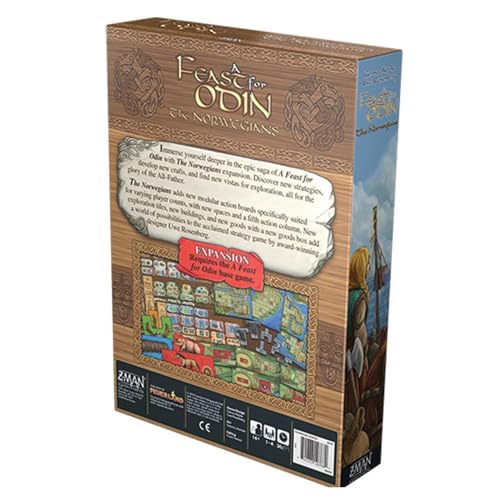 Z-Man Games A Feast for Odin: The Norwegians Board Game Expansion