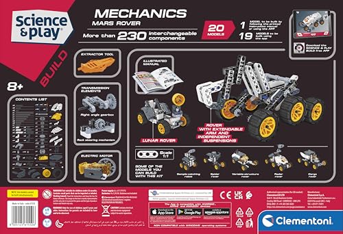 Clementoni NASA Rover Building Set - STEM Educational Toy for Ages 8+ 22