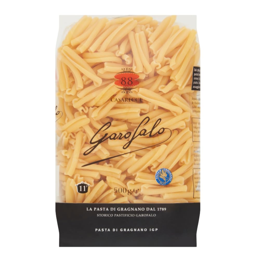 Garofalo Casarecce Dry Pasta - 100% Durum Wheat Semolina | Cooks Al Dente | 500g 1