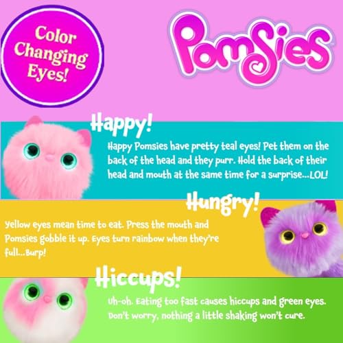 Pomsies Skye Interactive Plush Toy - Light-Up Eyes, Dance & Pet Modes 14