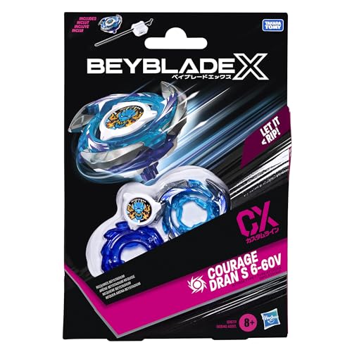Beyblade Courage Dran S 6-60V CX Starter Pack Top and Launcher | Attack Type 3
