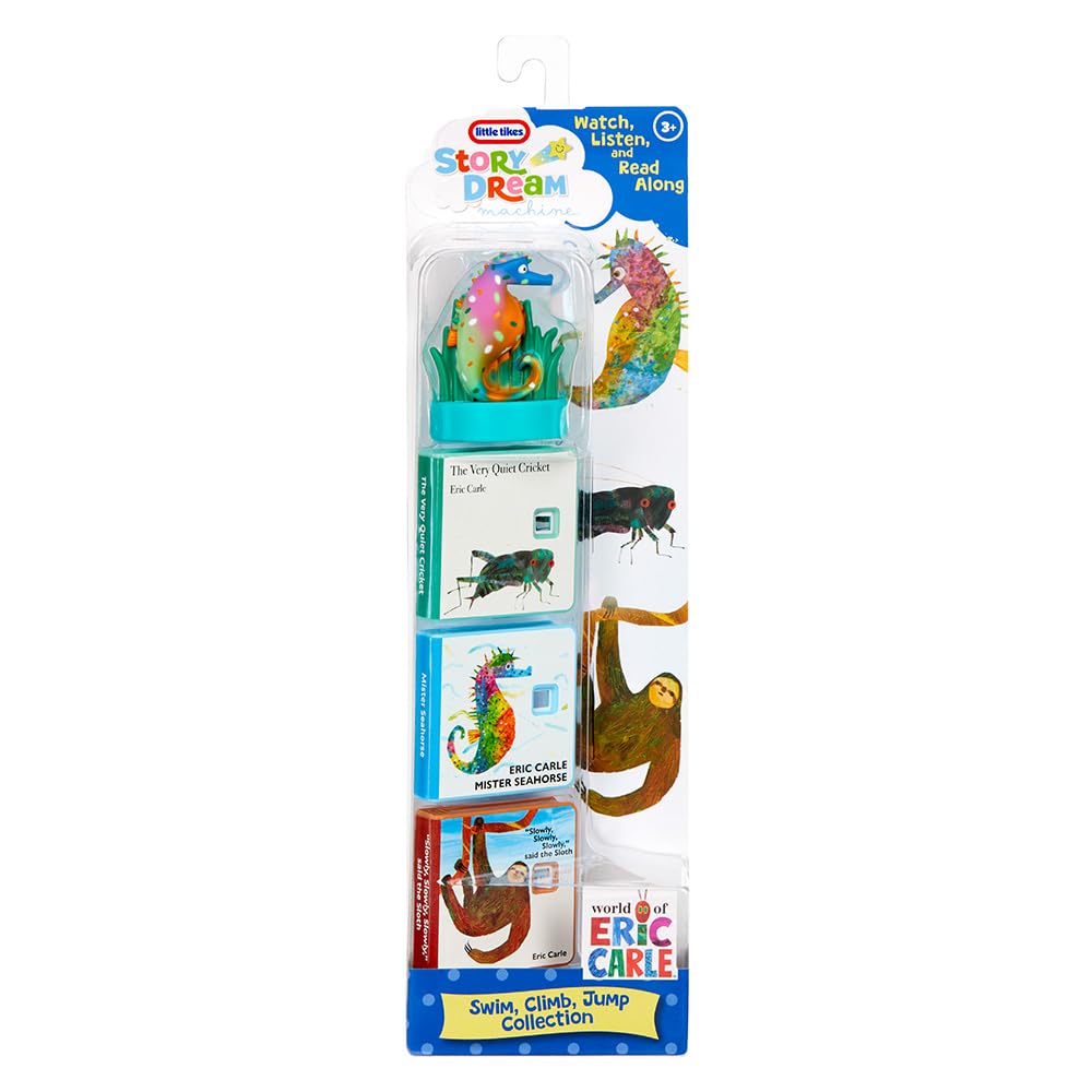 little tikes World of Eric Carle Swim, Climb, Crawl Collection for Story Dream Machine | Ages 3+ 5