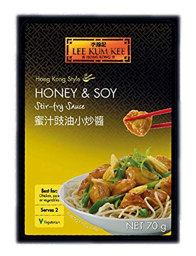 Lee Kum Kee Asian Stir Fry Sauce Bundle (4 Pack) - Black Bean & Garlic, Honey & Soy, Sichuan Kung Pao, Rich & Savoury Noodle 9