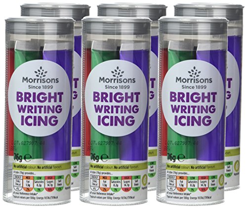 Morrisons - Colour Burst Writing Icing Tubes (Pack of 6) 3