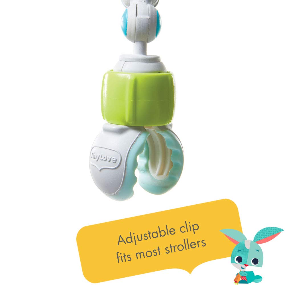 Tiny Love Sunny Stroll Activity Arch - Rattle Toys, Crinkly Textures, Baby-Activated Fan | 0m+ 2
