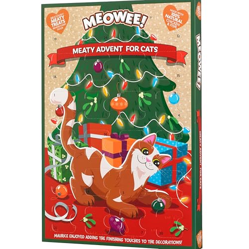 Meowee! Christmas Cat Advent Calendar - 24 Tasty Chicken & Tuna Treats 2