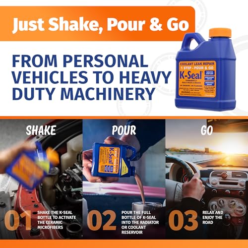 K-Seal Coolant Leak Repair - Fast & Permanent Engine Fix for Vehicle Maintenance (ST5501)