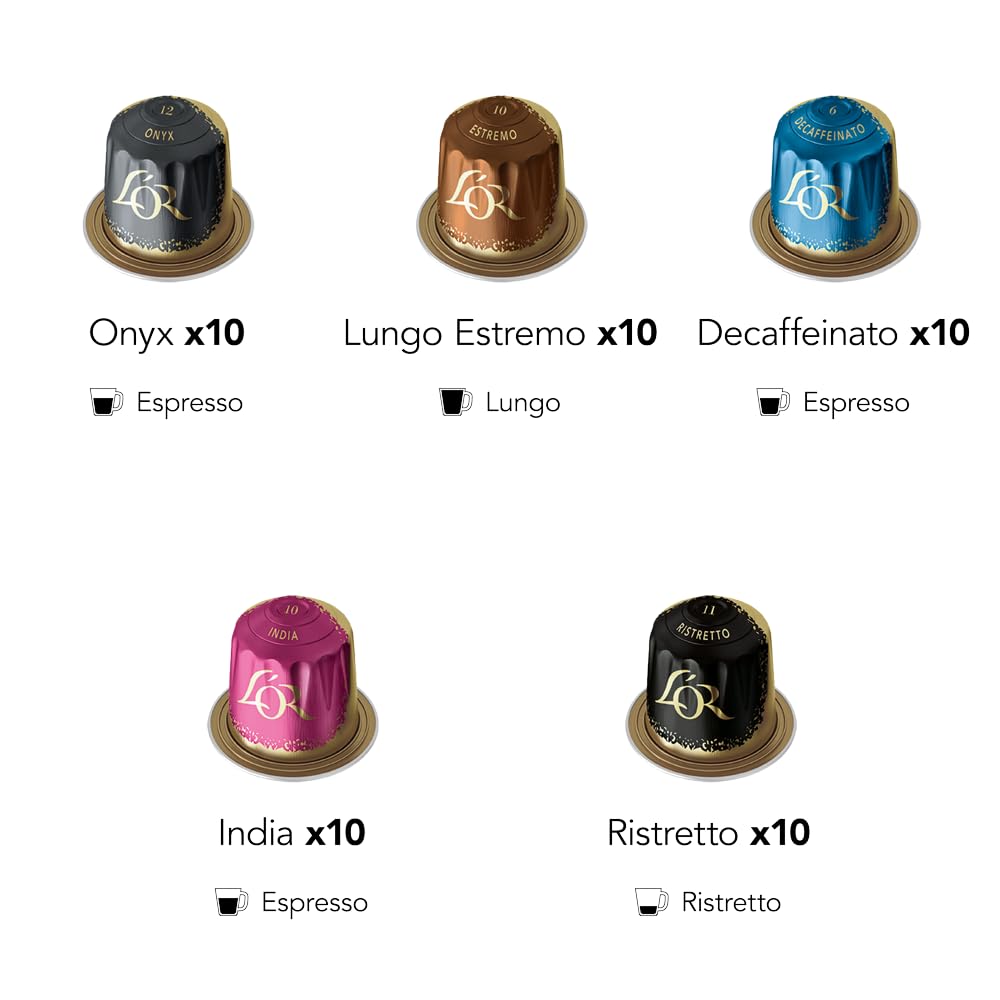 L"OR Grand Assortment Variety Bundle Coffee Pods x20 (Pack of 20, Total 200 Capsules) 5