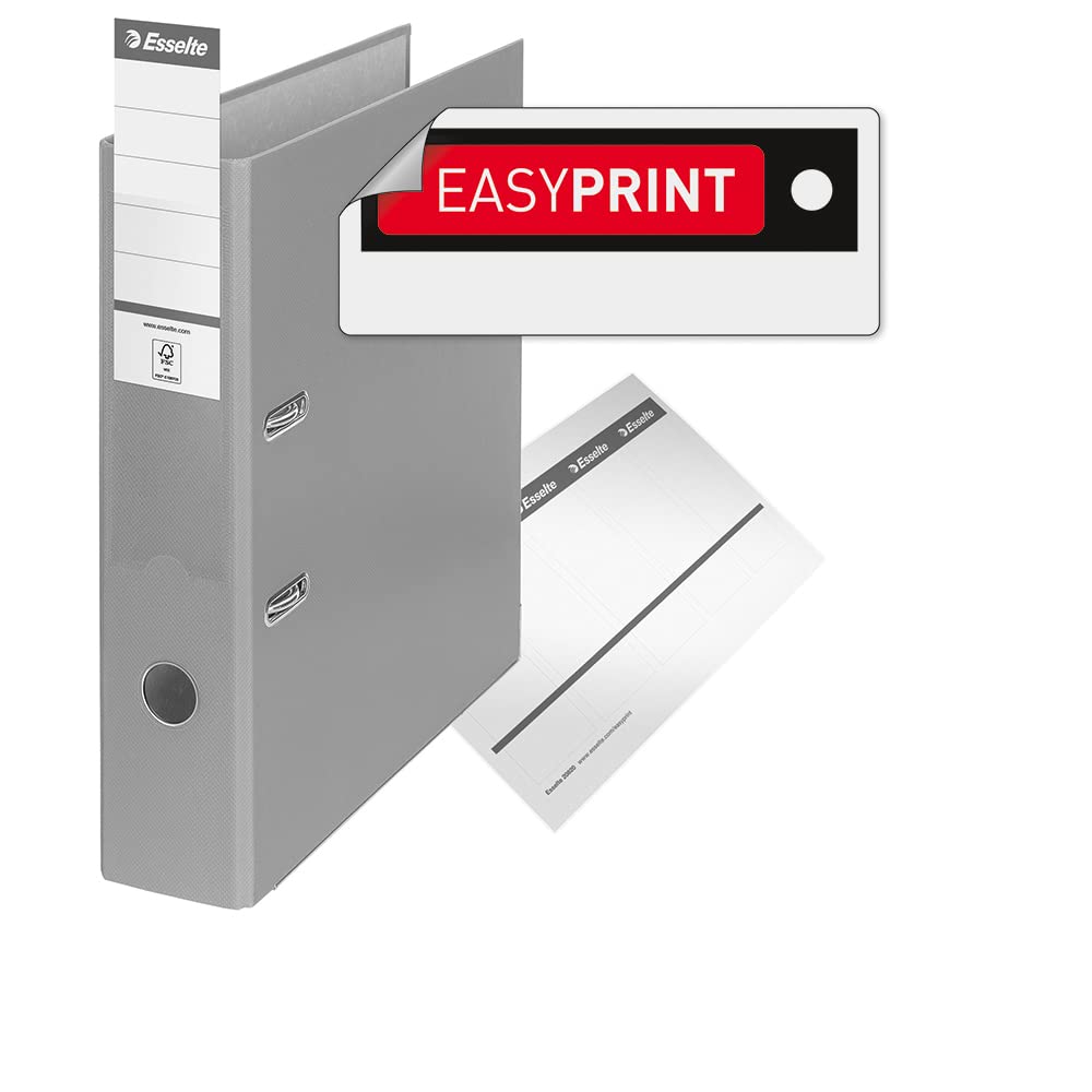 Esselte ECO Lever Arch File - A4 75 mm | Turquoise | Standard Mechanism 6