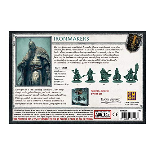 CMON A Song of Ice and Fire: Tabletop Miniatures Game – Ironmakers Unit Box (CMNSIF903)