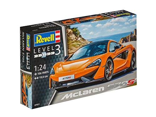 Revell McLaren 570S Model Kit | 106 Pieces, 1:24 Scale, 19 cm Length 11