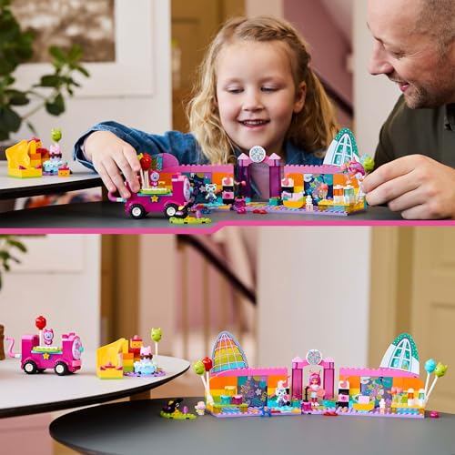 LEGO Gabby’s Party Room Disco Playset - DJ Catnip Party Bus with Minifigures & Games for Kids 4+ 11