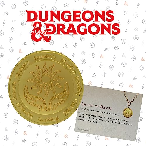 Fanattik Dungeons & Dragons Amulet of Health Medallion Collectible (HAS-DUN04)