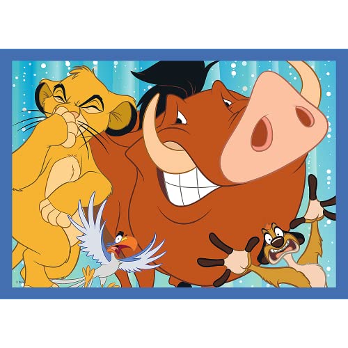 TREFL 4w1 WesoBy Disney Puzzle 34618 - 207 Piece Jigsaw Puzzle for Kids and Adults