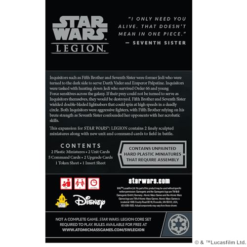 Atomic Mass Games Star Wars: Legion Fifth Brother and Seventh Sister Operative Expansion Pack (FFGSWL113)